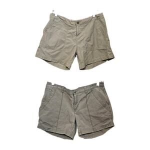 Lot Of 2 Womens Hiking Climbing Shorts KUHL Mountain Hardwear Size 12